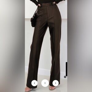 Commense Dark Brown Women's Trousers
